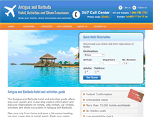 Tablet Screenshot of antigua-guide.com